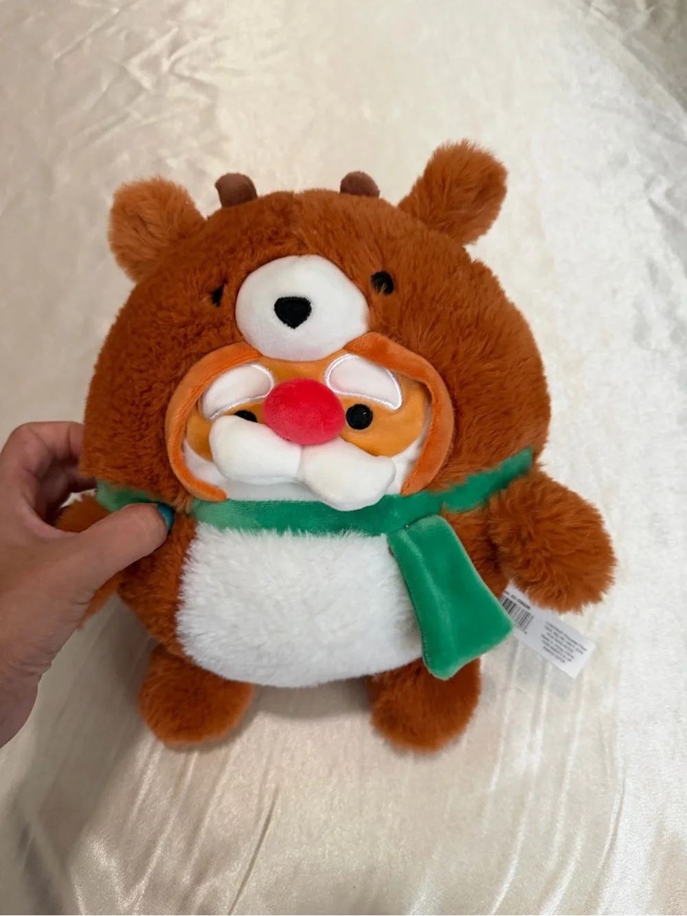 The Original Squishy-Ishies Christmas Reindeer Costume Plush NWT